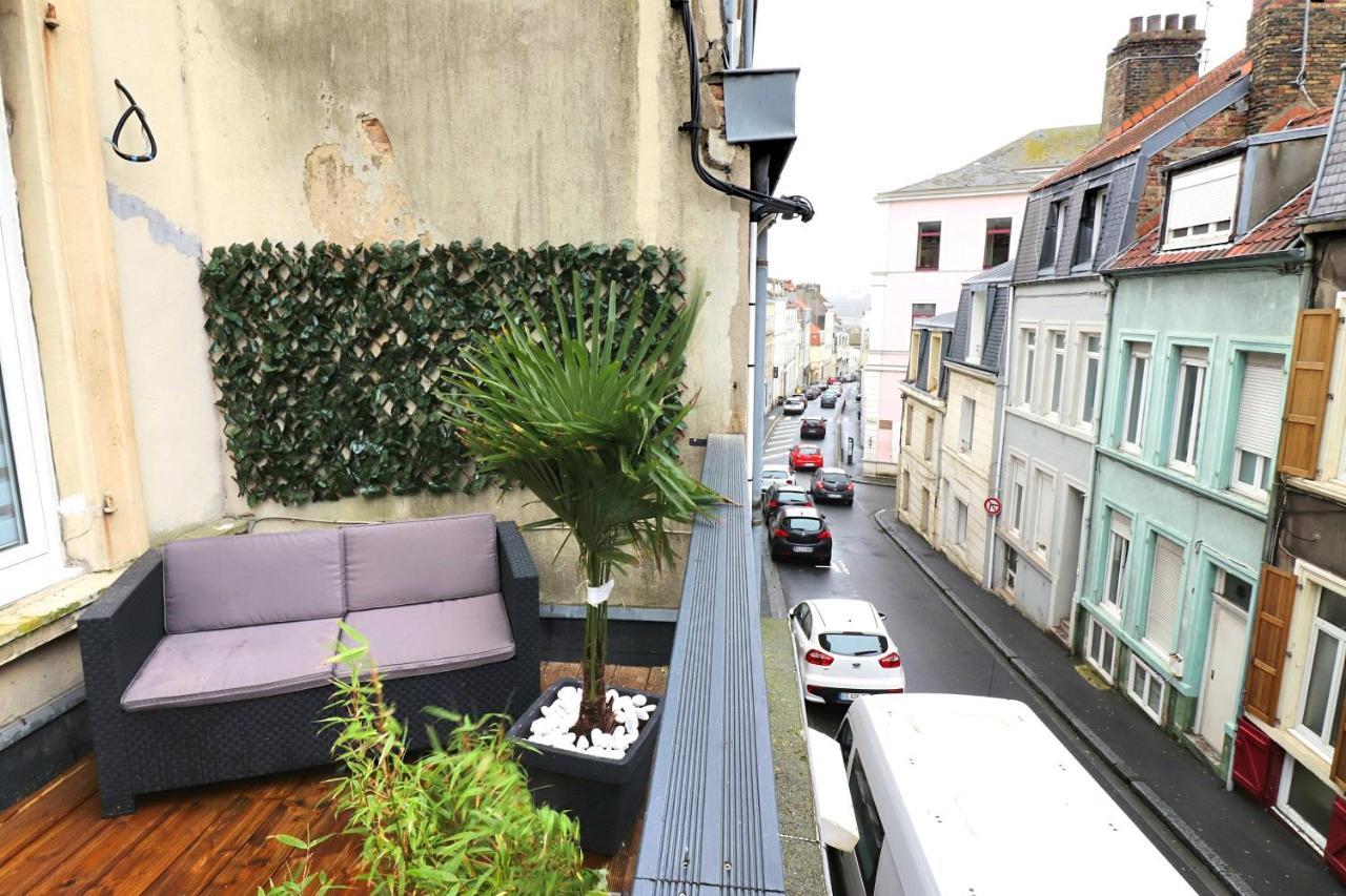 Grand Studio Terrasse Centre Historique Restaurant Nausicaa Boulogne-sur-Mer Exteriör bild